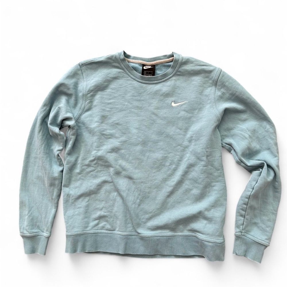 Nike Lab Solo Swoosh Fleece Crew Sweatshirt 'Teal' Large